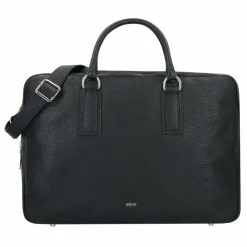 abro Aktentaschen<Adria Aktentasche Leder 40 cm black-gold