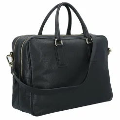 abro Aktentaschen<Adria Aktentasche Leder 40 cm black-gold