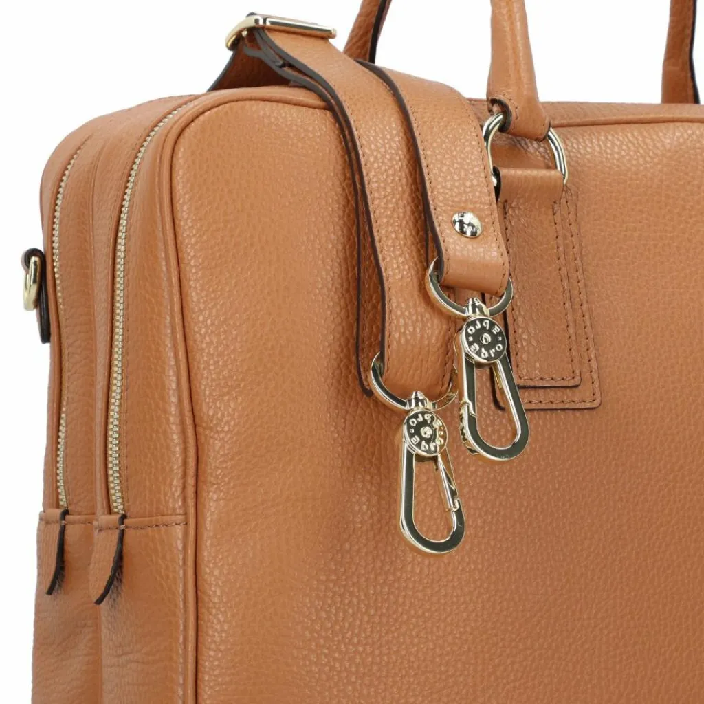 Hot abro Adria Aktentasche Leder 40 cm cuoio