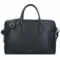 abro Aktentaschen<Adria Aktentasche Leder 40 cm navy