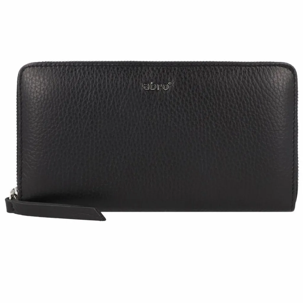 Hot abro Adria Geldbörse Leder 19 cm black-nickel