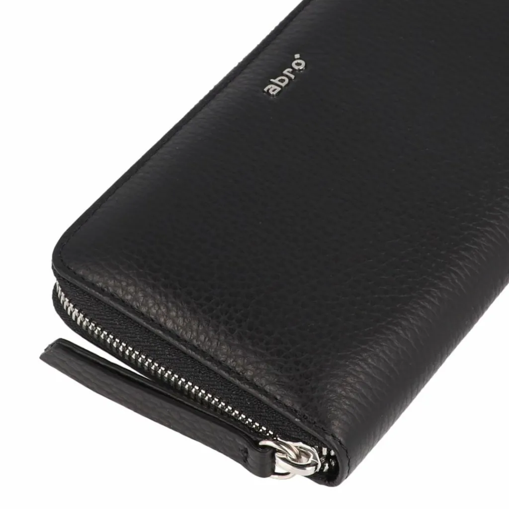 Hot abro Adria Geldbörse Leder 19 cm black-nickel