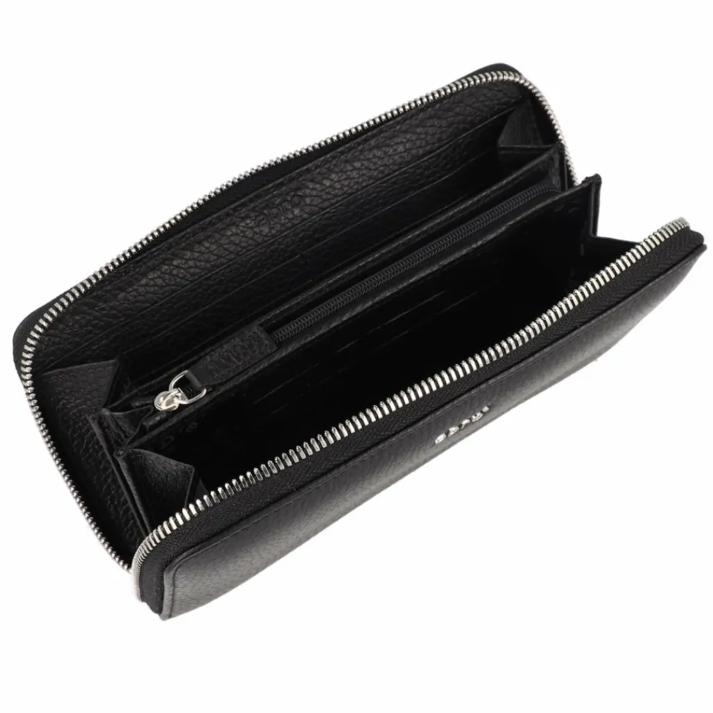 Hot abro Adria Geldbörse Leder 19 cm black-nickel