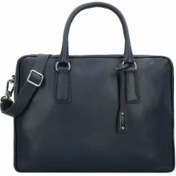 abro Henkeltaschen<Adria Handtasche Leder 37.5 cm navy