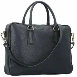 abro Henkeltaschen<Adria Handtasche Leder 37.5 cm black-gold