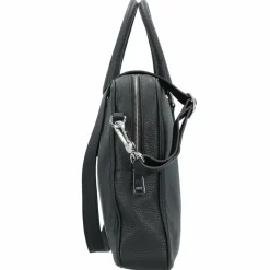 abro Henkeltaschen<Adria Handtasche Leder 37.5 cm black-nickel