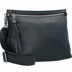 Hot abro Adria Schultertasche Leder 27.5 cm navy