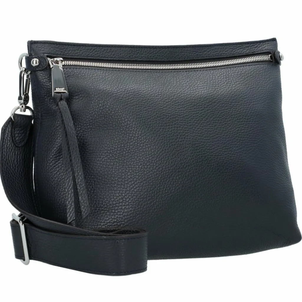 Hot abro Adria Schultertasche Leder 27.5 cm navy