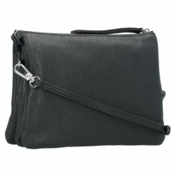 abro Adria Umhängetasche Leder 24 cm black-nickel