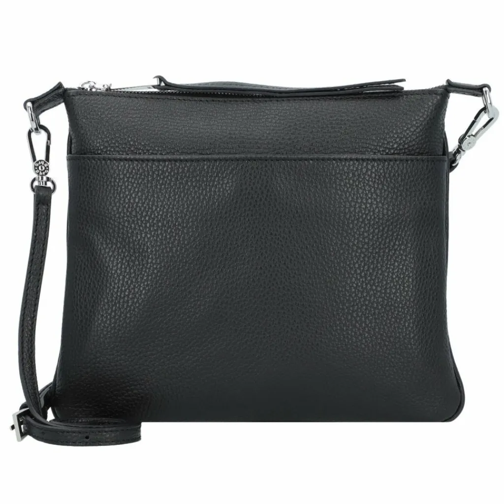 abro Umhängetaschen<Adria Umhängetasche Leder 26 cm black-nickel