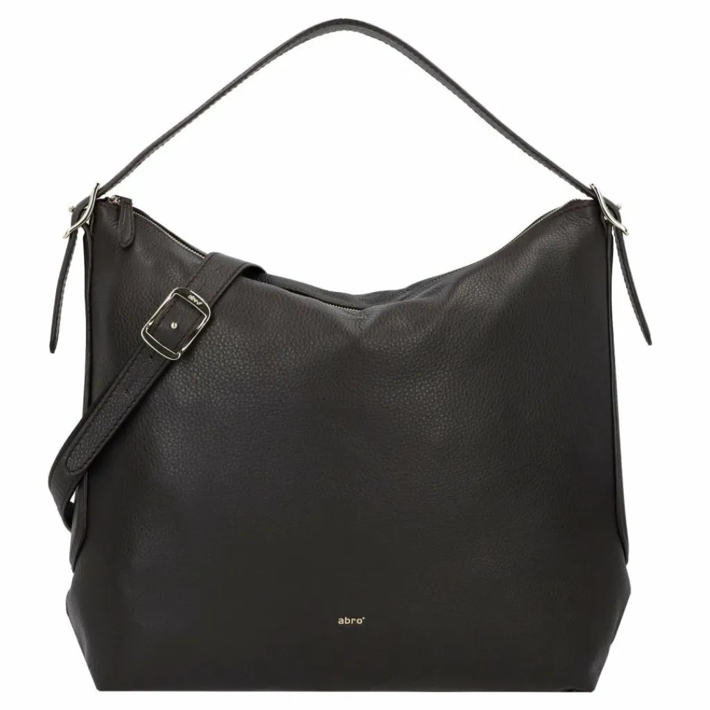 Hot abro Carina Schultertasche Leder 41 cm dark brown