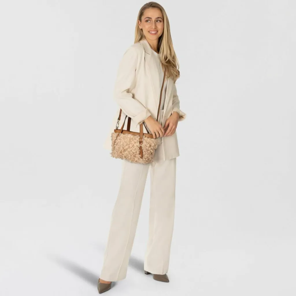 abro Cosmo Schultertasche Leder 24 cm