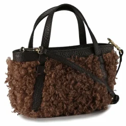 abro Schultertaschen|Henkeltaschen<Cosmo Schultertasche Leder 24 cm camel