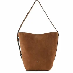 abro Schultertaschen|Henkeltaschen<Cosmo Schultertasche Leder 31 cm camel