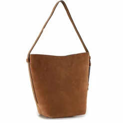 abro Schultertaschen|Henkeltaschen<Cosmo Schultertasche Leder 31 cm camel