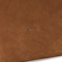 abro Schultertaschen|Henkeltaschen<Cosmo Schultertasche Leder 31 cm camel