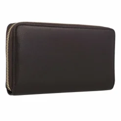 abro Damengeldbörsen Querformat<Dalia Geldbörse RFID Schutz Leder 19 cm dark brown