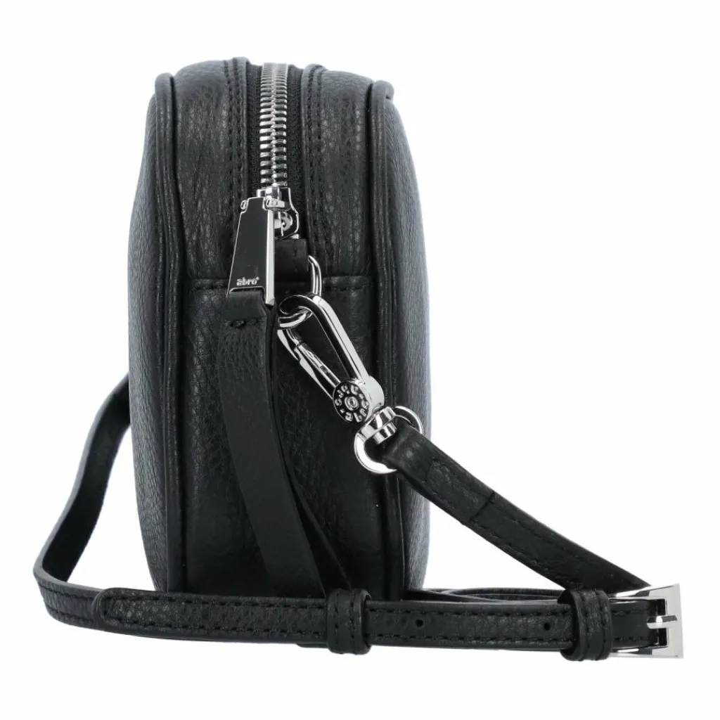 abro Umhängetaschen<Dalia Umhängetasche Leder 23 cm black-nickel