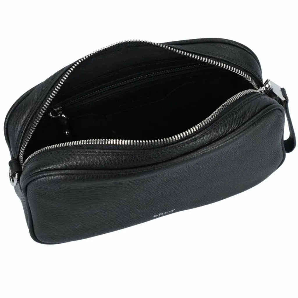 abro Umhängetaschen<Dalia Umhängetasche Leder 23 cm black-nickel