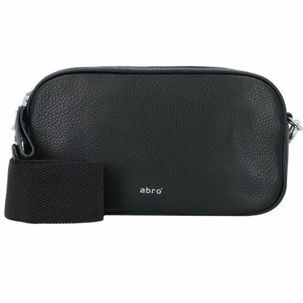 abro Umhängetaschen<Dalia Umhängetasche Leder 23 cm black-nickel