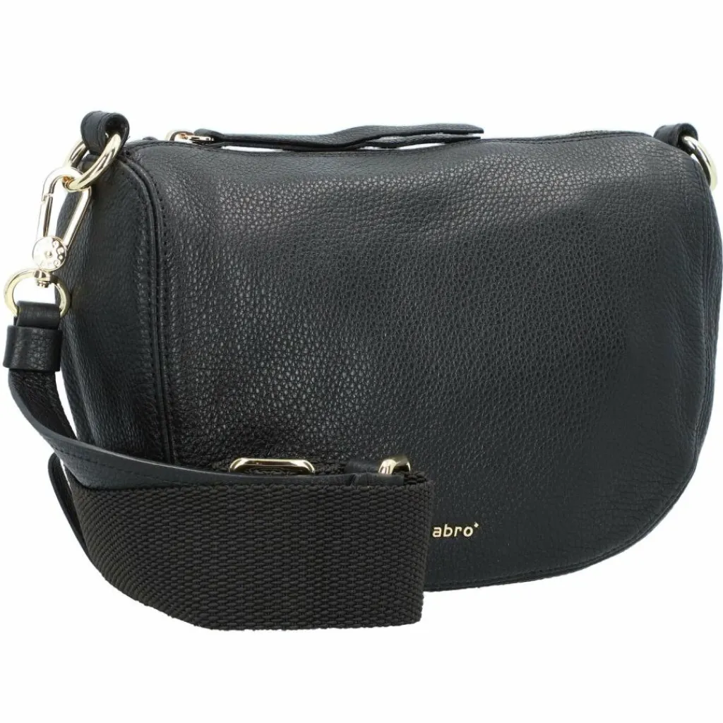 abro Umhängetaschen<Dalia Umhängetasche Leder 22 cm black-gold