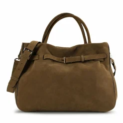 abro Schultertaschen<Jill Schultertasche Leder 36 cm mud