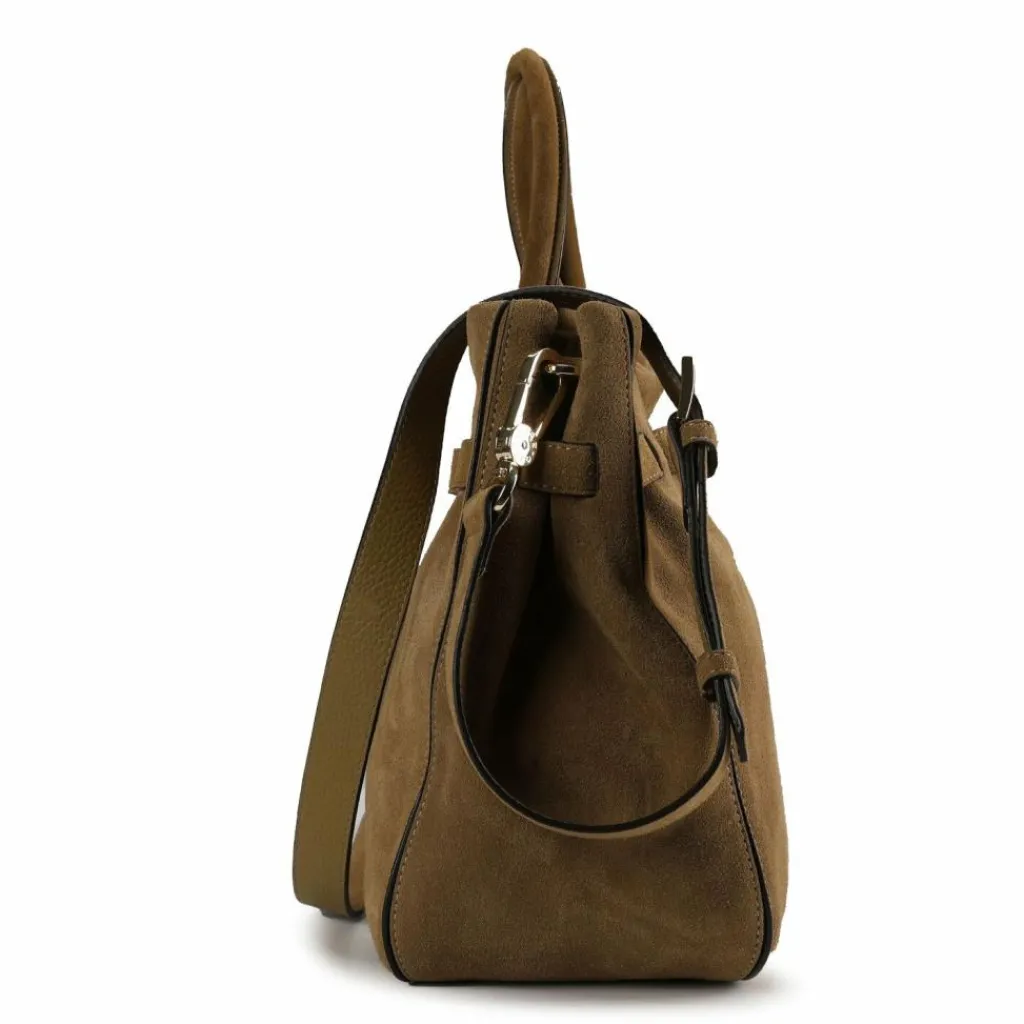 abro Schultertaschen<Jill Schultertasche Leder 36 cm mud
