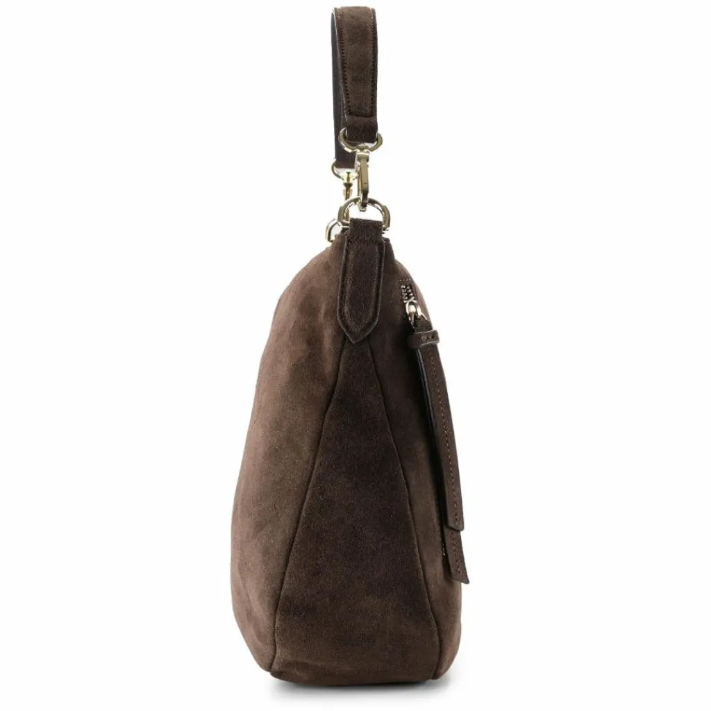 abro Henkeltaschen<Juna Handtasche Leder 33 cm dark brown