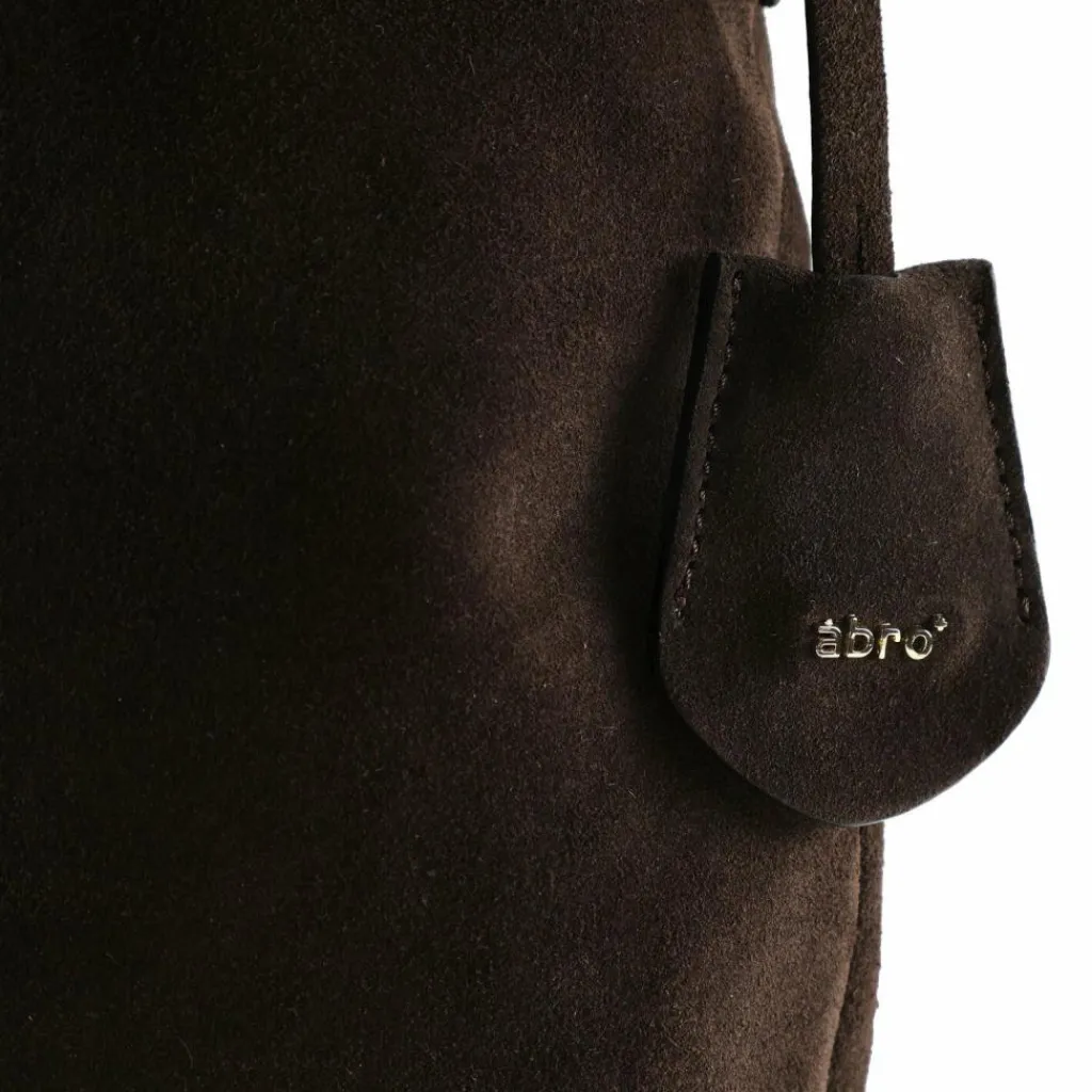 abro Henkeltaschen<Juna Handtasche Leder 33 cm dark brown