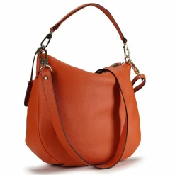 New abro Juna Schultertasche Leder 34 cm orange