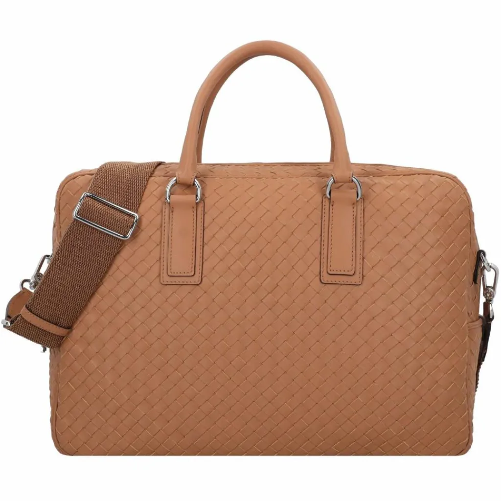 Hot abro Lotus Handtasche Leder 40.5 cm cuoio