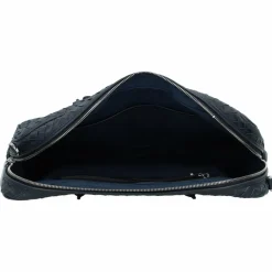 abro Lotus Handtasche Leder 39 cm navy