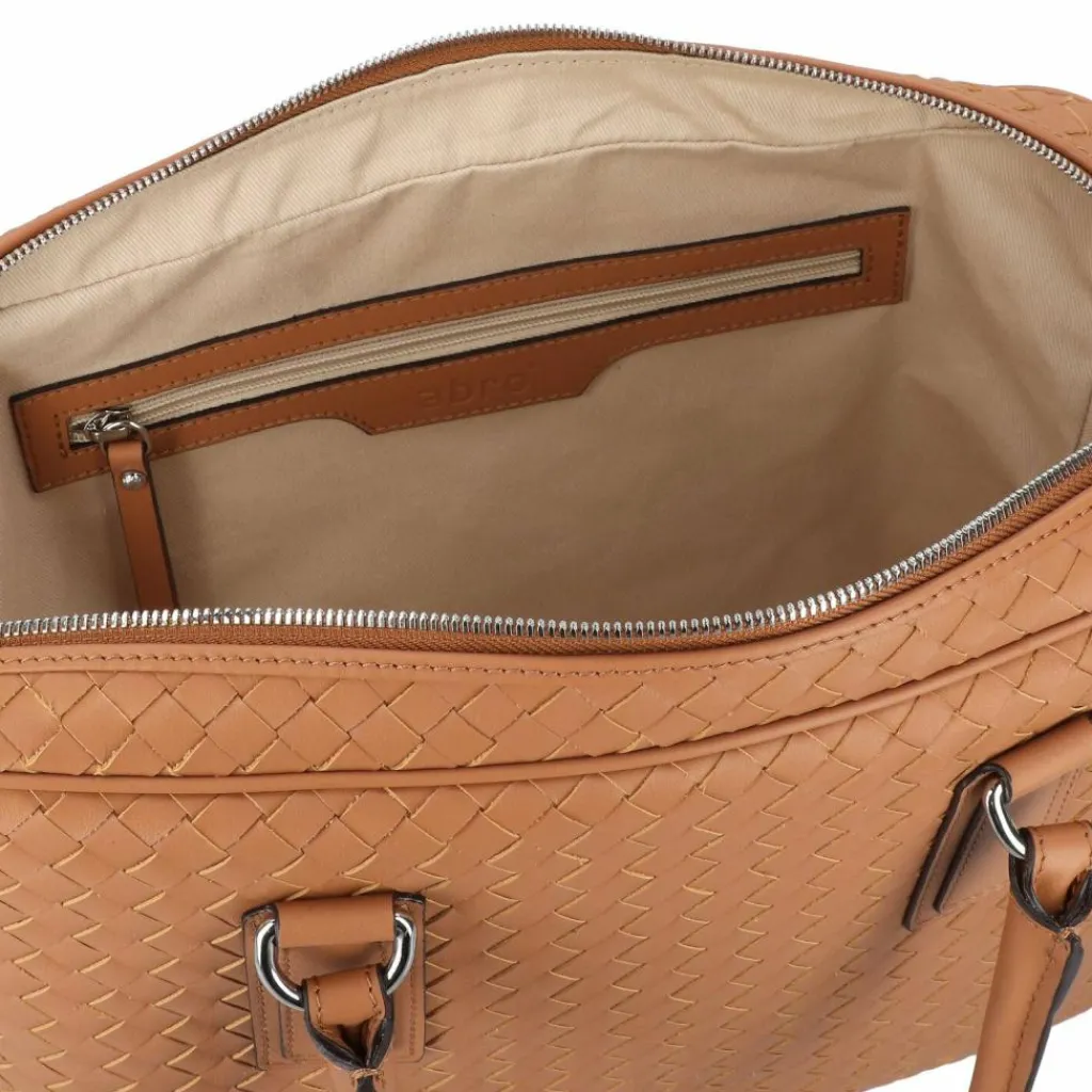 Clearance abro Lotus Handtasche Leder 39 cm cuoio