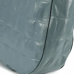 Online abro Mia Schultertasche Leder 35 cm sapphire