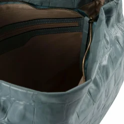 Online abro Mia Schultertasche Leder 35 cm sapphire