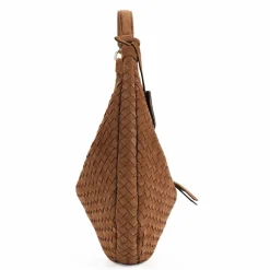abro Schultertaschen|Henkeltaschen<Nana Schultertasche Leder 37 cm camel