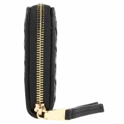 Online abro Piuma Geldbörse Leder 15 cm black-gold