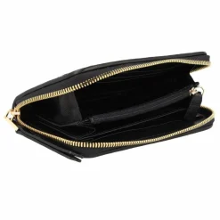 Online abro Piuma Geldbörse Leder 15 cm black-gold