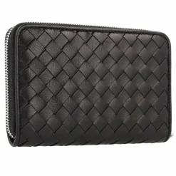 abro Damengeldbörsen Querformat<Piuma Geldbörse Leder 15 cm black-nickel