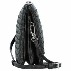 Sale abro Piuma Umhängetasche Leder 25 cm black-nickel
