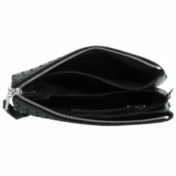 Sale abro Piuma Umhängetasche Leder 25 cm black-nickel
