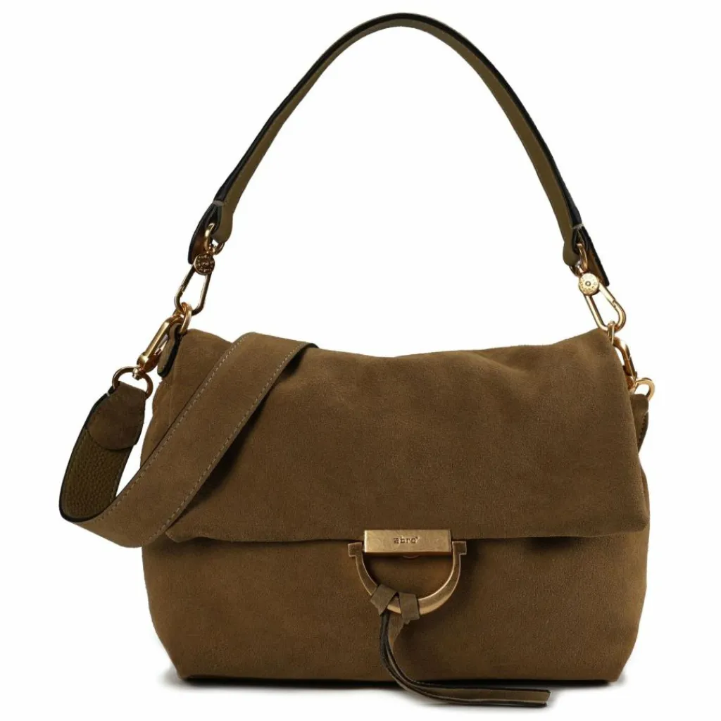 abro Schultertaschen<Temi Schultertasche Leder 26 cm mud
