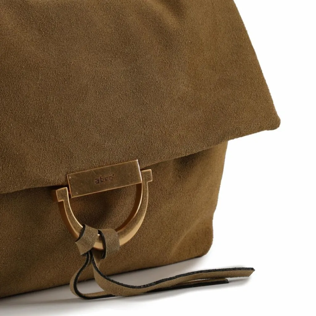 abro Schultertaschen<Temi Schultertasche Leder 26 cm mud