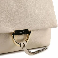abro Schultertaschen<Temi Schultertasche Leder 26 cm beige