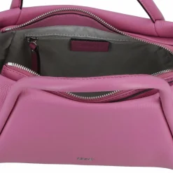 abro Henkeltaschen<Willow Handtasche Leder 26.5 cm orchid