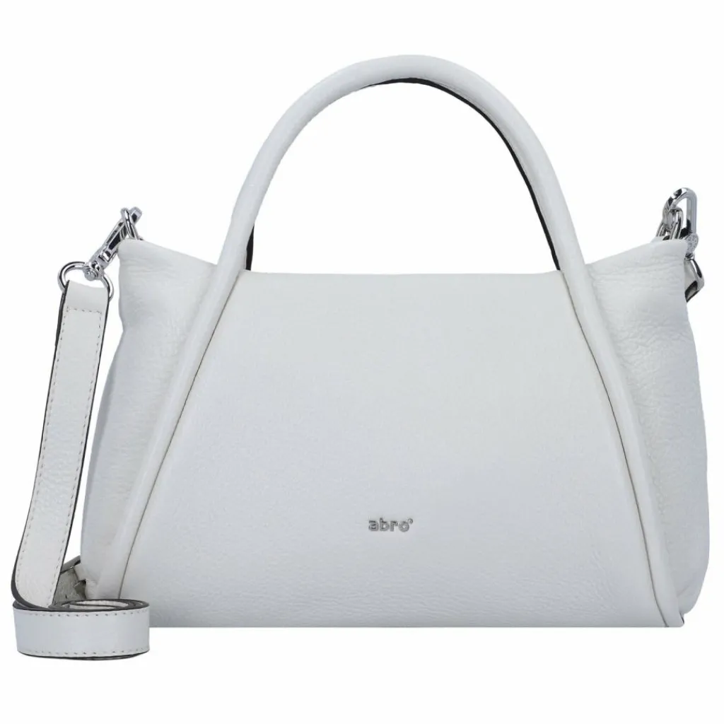 Clearance abro Willow Handtasche Leder 26.5 cm ivory