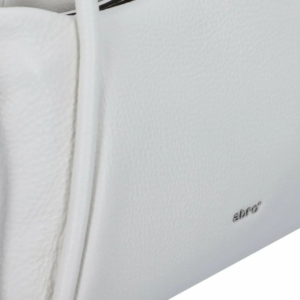 Clearance abro Willow Handtasche Leder 26.5 cm ivory