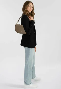 Best abro Willow Schultertasche Leder 35 cm military