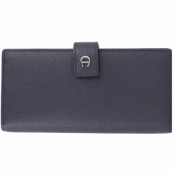 AIGNER Damengeldbörsen Querformat<Basics Geldbörse Leder 19 cm marine