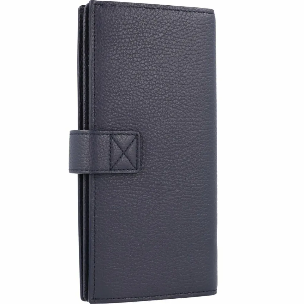 AIGNER Damengeldbörsen Querformat<Basics Geldbörse Leder 19 cm marine